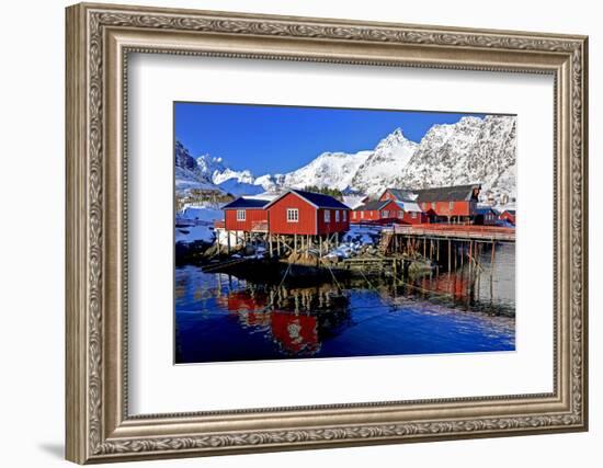 Norway, Lofoten, Moskenesoy-Bernd Rommelt-Framed Photographic Print