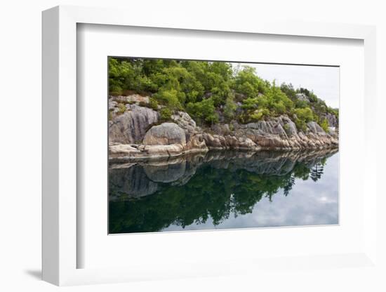 Norway, Lysefjord. Reflective Landscape of Lysefjord-Kymri Wilt-Framed Photographic Print