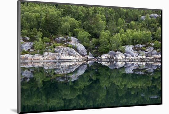 Norway, Lysefjord. Reflective Landscape of Lysefjord-Kymri Wilt-Mounted Photographic Print