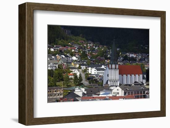 Norway, Molde. Molde Cathedral and Free-Standing Belltower-Kymri Wilt-Framed Photographic Print