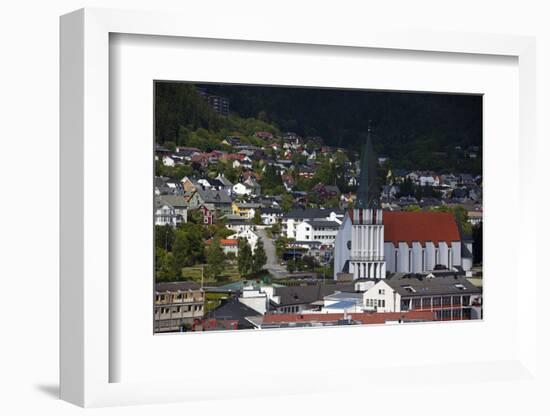 Norway, Molde. Molde Cathedral and Free-Standing Belltower-Kymri Wilt-Framed Photographic Print