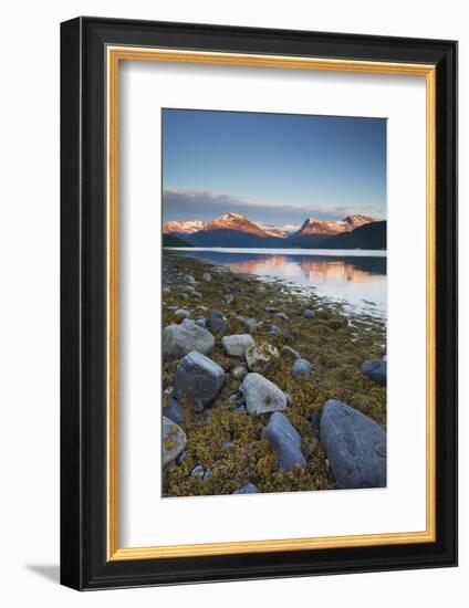 Norway, Nordland, Gratangen Fjord, Dudalstinden, Rock-Rainer Mirau-Framed Photographic Print