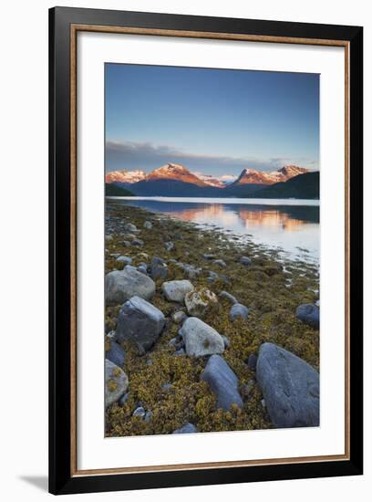 Norway, Nordland, Gratangen Fjord, Dudalstinden, Rock-Rainer Mirau-Framed Photographic Print