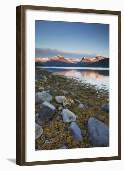 Norway, Nordland, Gratangen Fjord, Dudalstinden, Rock-Rainer Mirau-Framed Photographic Print