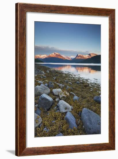 Norway, Nordland, Gratangen Fjord, Dudalstinden, Rock-Rainer Mirau-Framed Photographic Print