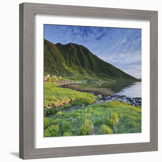 Norway, Nordland, Lofoten, Myrlandsfjorden-Rainer Mirau-Framed Photographic Print