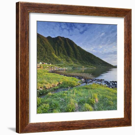 Norway, Nordland, Lofoten, Myrlandsfjorden-Rainer Mirau-Framed Photographic Print