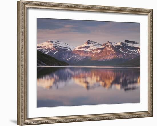 Norway, Northern Country, Ballangen, Efjorden, Isfjellet-Rainer Mirau-Framed Photographic Print