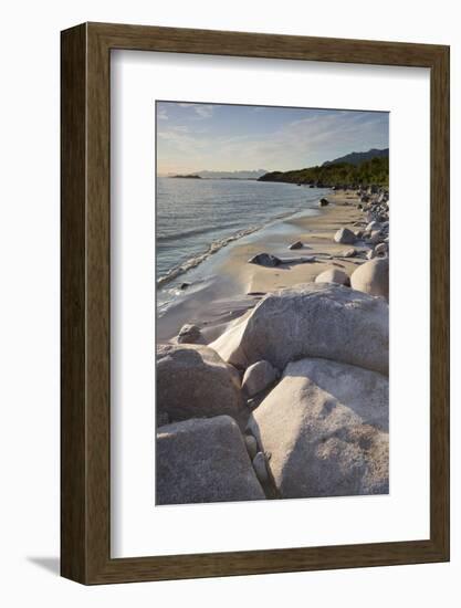 Norway, Northern Country, Lofoten, Austvagoya, Beach-Rainer Mirau-Framed Photographic Print