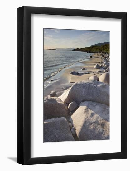 Norway, Northern Country, Lofoten, Austvagoya, Beach-Rainer Mirau-Framed Photographic Print