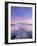 Norway, Oslo, Oslo Fjord, Jetty over Lake at Dusk-Shaun Egan-Framed Photographic Print