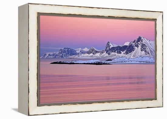 Norway, Province Northern Country, Beach Close Yttersand-Bernd Rommelt-Framed Premier Image Canvas