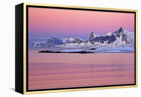 Norway, Province Northern Country, Beach Close Yttersand-Bernd Rommelt-Framed Premier Image Canvas