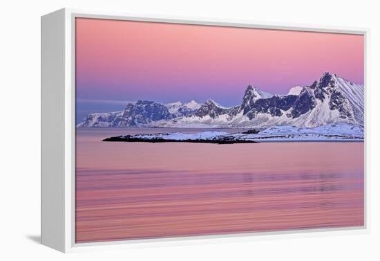 Norway, Province Northern Country, Beach Close Yttersand-Bernd Rommelt-Framed Premier Image Canvas