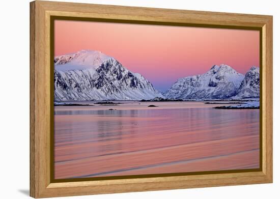 Norway, Province Northern Country, Beach Close Yttersand-Bernd Rommelt-Framed Premier Image Canvas