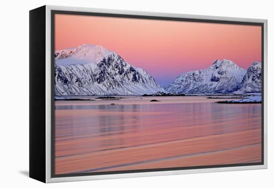 Norway, Province Northern Country, Beach Close Yttersand-Bernd Rommelt-Framed Premier Image Canvas