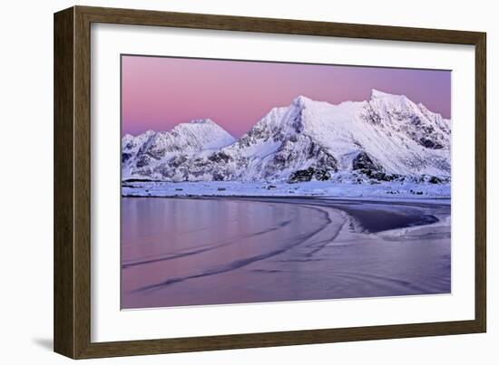 Norway, Province Northern Country, Beach Close Yttersand-Bernd Rommelt-Framed Photographic Print