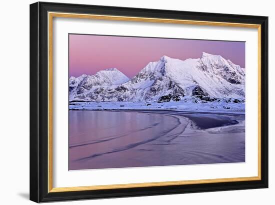 Norway, Province Northern Country, Beach Close Yttersand-Bernd Rommelt-Framed Photographic Print