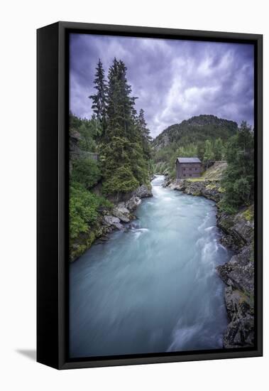 Norway River-Philippe Manguin-Framed Premier Image Canvas