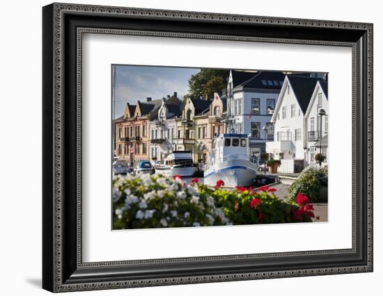 Norway, Rogaland, Farsund, Harbour-Rainer Mirau-Framed Photographic Print