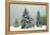 Norway Spruce in Heavy Snow-null-Framed Premier Image Canvas