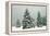 Norway Spruce in Heavy Snow-null-Framed Premier Image Canvas