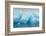 Norway. Svalbard. Brasvelbreen. Turquoise Ice Bergs in the Calm Water-Inger Hogstrom-Framed Photographic Print