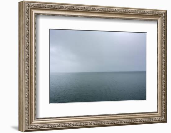 Norway. Svalbard. Hornsund. Heavy Clouds over the Calm Water-Inger Hogstrom-Framed Photographic Print