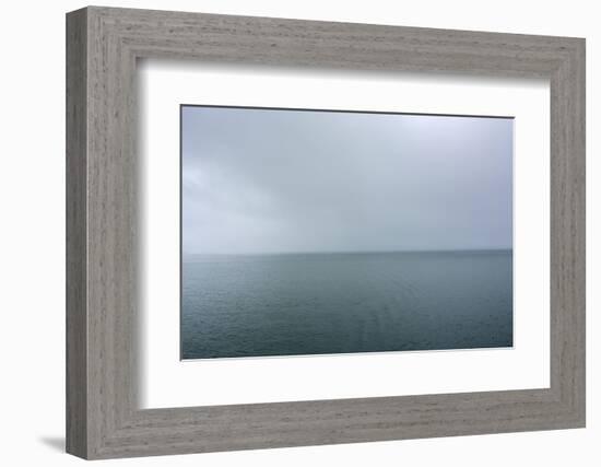 Norway. Svalbard. Hornsund. Heavy Clouds over the Calm Water-Inger Hogstrom-Framed Photographic Print