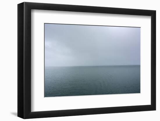 Norway. Svalbard. Hornsund. Heavy Clouds over the Calm Water-Inger Hogstrom-Framed Photographic Print