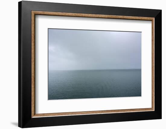 Norway. Svalbard. Hornsund. Heavy Clouds over the Calm Water-Inger Hogstrom-Framed Photographic Print