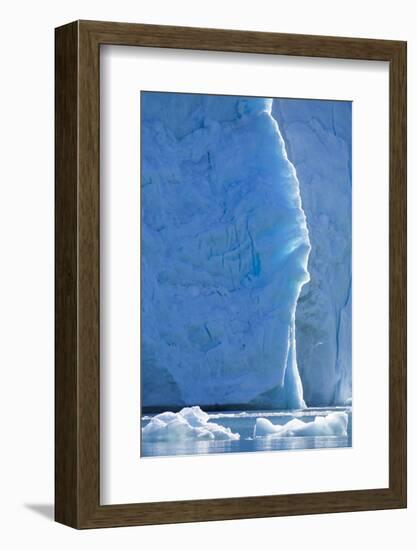 Norway, Svalbard, Ice at the Base of the Monacobreen Glacier-Ellen Goff-Framed Photographic Print