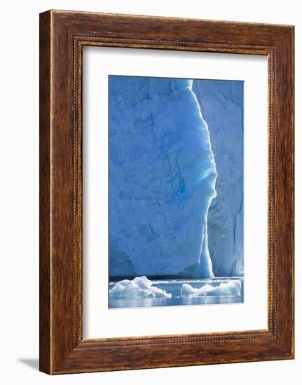 Norway, Svalbard, Ice at the Base of the Monacobreen Glacier-Ellen Goff-Framed Photographic Print