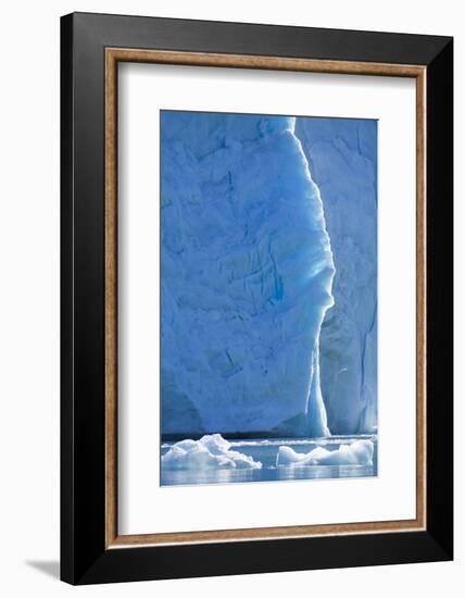 Norway, Svalbard, Ice at the Base of the Monacobreen Glacier-Ellen Goff-Framed Photographic Print