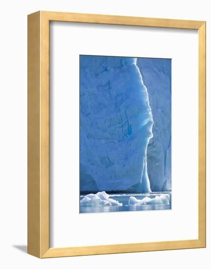 Norway, Svalbard, Ice at the Base of the Monacobreen Glacier-Ellen Goff-Framed Photographic Print