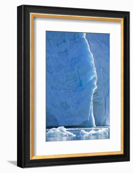 Norway, Svalbard, Ice at the Base of the Monacobreen Glacier-Ellen Goff-Framed Photographic Print