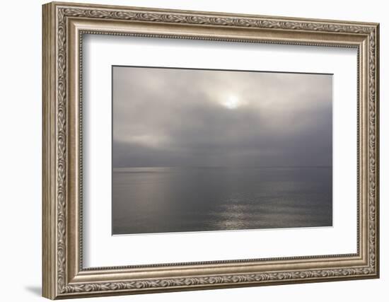 Norway. Svalbard. Nordaustlandet Island. Calm Water and Cloudy Skies-Inger Hogstrom-Framed Photographic Print