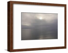 Norway. Svalbard. Nordaustlandet Island. Calm Water and Cloudy Skies-Inger Hogstrom-Framed Photographic Print