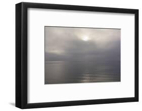 Norway. Svalbard. Nordaustlandet Island. Calm Water and Cloudy Skies-Inger Hogstrom-Framed Photographic Print