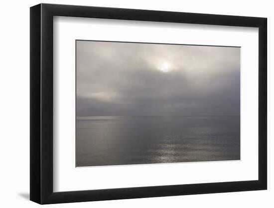 Norway. Svalbard. Nordaustlandet Island. Calm Water and Cloudy Skies-Inger Hogstrom-Framed Photographic Print