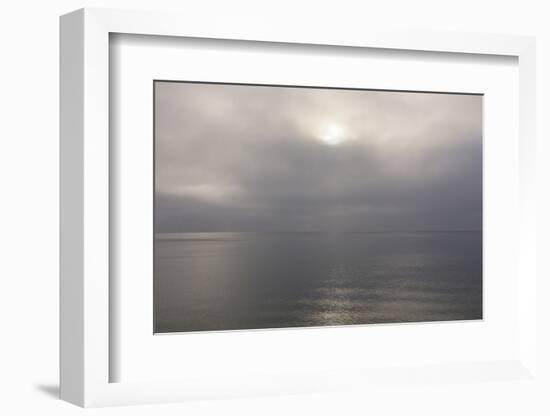 Norway. Svalbard. Nordaustlandet Island. Calm Water and Cloudy Skies-Inger Hogstrom-Framed Photographic Print