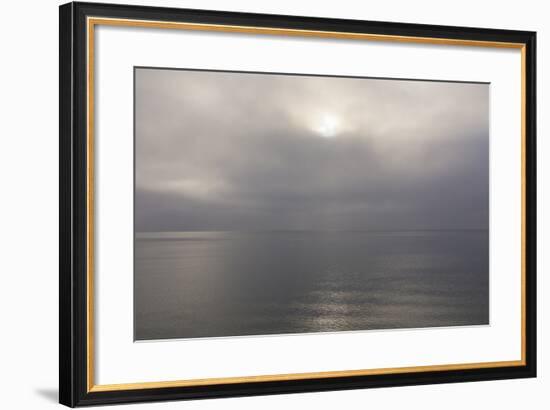 Norway. Svalbard. Nordaustlandet Island. Calm Water and Cloudy Skies-Inger Hogstrom-Framed Photographic Print