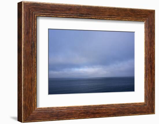 Norway. Svalbard. Nordaustlandet Island. Calm Water and Cloudy Skies-Inger Hogstrom-Framed Photographic Print