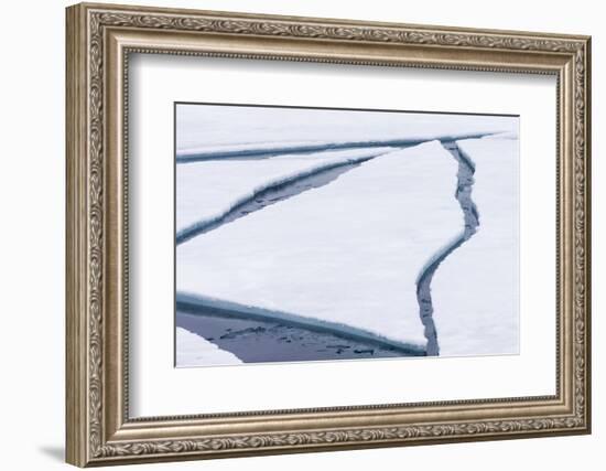 Norway, Svalbard, Pack Ice, Broken Pack Ice-Ellen Goff-Framed Photographic Print