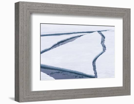 Norway, Svalbard, Pack Ice, Broken Pack Ice-Ellen Goff-Framed Photographic Print