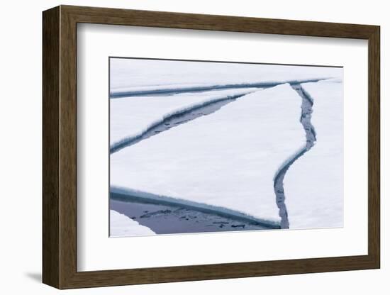 Norway, Svalbard, Pack Ice, Broken Pack Ice-Ellen Goff-Framed Photographic Print