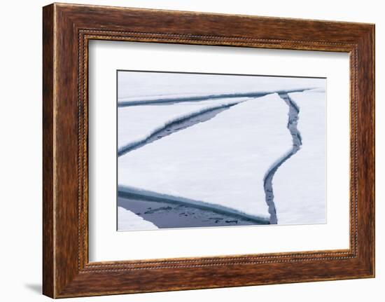 Norway, Svalbard, Pack Ice, Broken Pack Ice-Ellen Goff-Framed Photographic Print