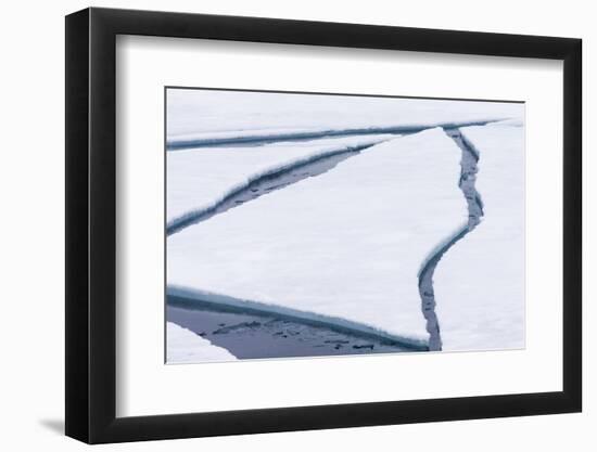 Norway, Svalbard, Pack Ice, Broken Pack Ice-Ellen Goff-Framed Photographic Print