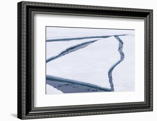 Norway, Svalbard, Pack Ice, Broken Pack Ice-Ellen Goff-Framed Photographic Print