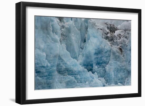 Norway. Svalbard. Spitsbergen. Hornsund. Brepollen. Edge of a Glacier-Inger Hogstrom-Framed Photographic Print
